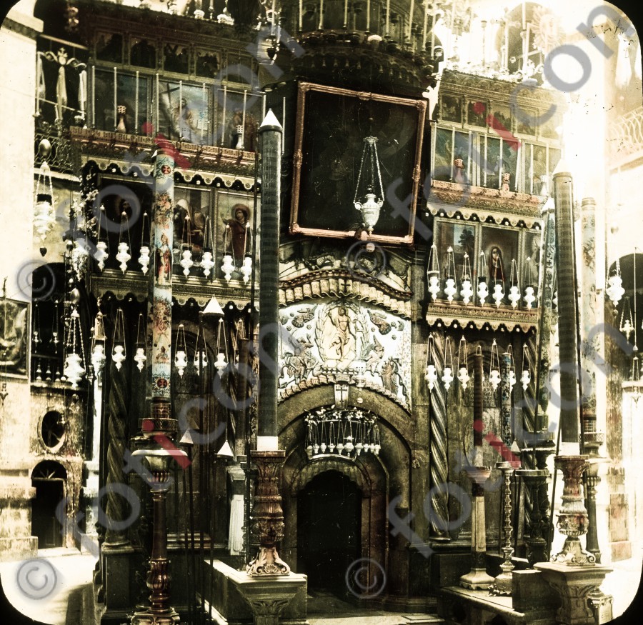 Die Grabeskapelle | The tomb chapel - Foto foticon-simon-054-008.jpg | foticon.de - Bilddatenbank für Motive aus Geschichte und Kultur